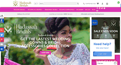 Desktop Screenshot of hadassahbridals.com.ng